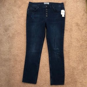 Free People High Waisted Skinny Jeans